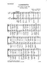 Donati, B: Canzonetta