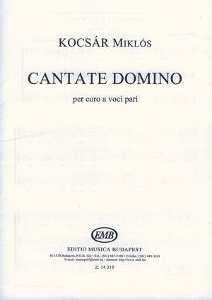 Kocsar, Miklos: Cantate Domino per coro a voci pari