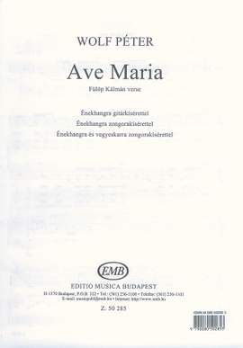 Wolf, Peter: Ave Maria