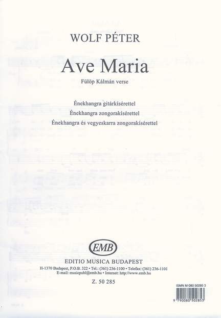 Wolf, Peter: Ave Maria