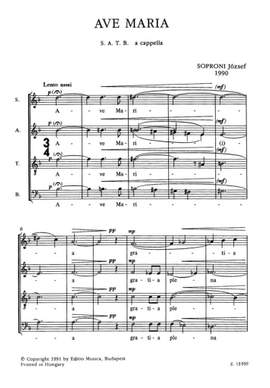 Soproni, Jozsef: Ave Maria