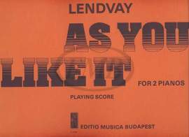 Lendvay, Kamillo: As You Like It