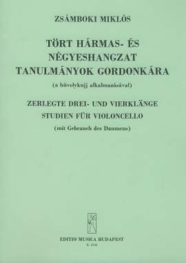 Zsamboki Miklos: Arpeggio Studies for Violoncello