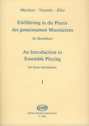 Zilcz, Gyorgy: An Introduction to Ensemble Playing Vol.