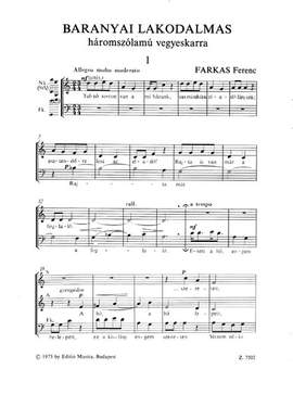 Farkas, Ferenc: Baranyai lakodalmas