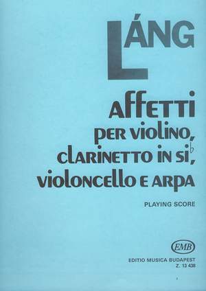 Lang, Istvan: Affetti
