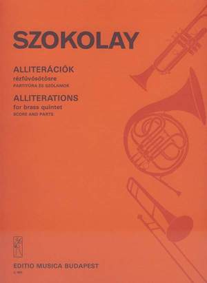 Szokolay, Sandor: Alliterations for brass quintet