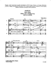 Vajda, Janos: Alleluja