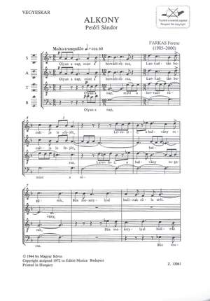 Farkas, Ferenc: Alkony