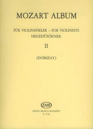 Mozart, Wolfgang Amadeus: Album for violin Vol.2