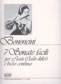 Bononcini, Giovanni: 7 sonate facili