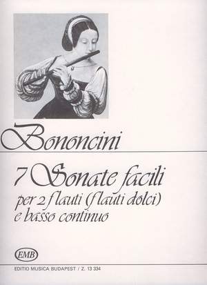 Bononcini, Giovanni: 7 sonate facili