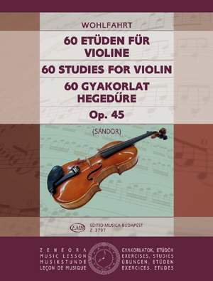 Wohlfahrt, F.: 60 Studies for Violin