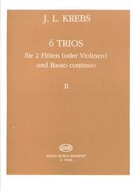 Krebs, J L: 6 Trios for 2 Flutes and Basso Continuo