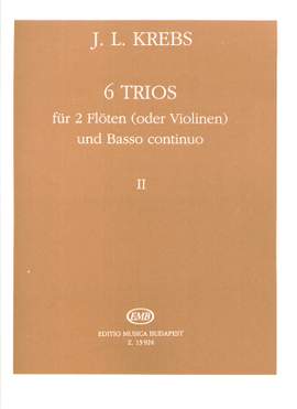 Krebs, J L: 6 Trios for 2 Flutes and Basso Continuo