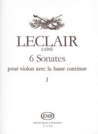 LeClair: 6 Sonatas Vol. 1