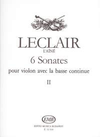 LeClair: 6 Sonatas Vol. 2