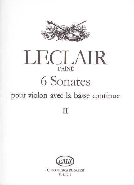 LeClair: 6 Sonatas Vol. 2