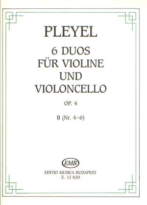 Pleyel, Ignaz: 6 Duos Vol.2 Op.4