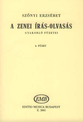Szonyi, Erzsebet: A zenei iras-olvasas gyakorlo fuzetei Vo