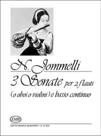 Jommelli, Niccolo: 3 Sonate per 2 flutes and bass continuo