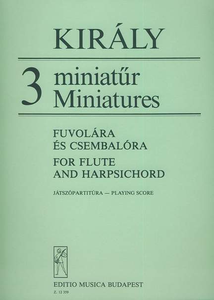 Kiraly, Laszlo: 3 Miniatures