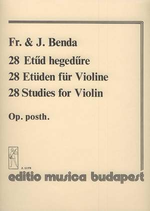Benda, Frantisek: 28 Studies