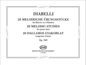 Diabelli, Anton: 28 Melodic Exercises