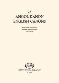 Szekeres, Ferenc: 25 English Canons