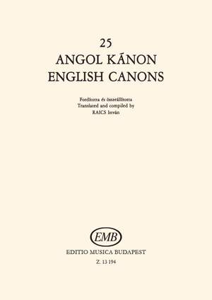 Szekeres, Ferenc: 25 English Canons