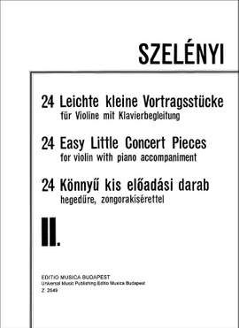 Szelenyi, Istvan: 24 easy little concert pieces Vol.2