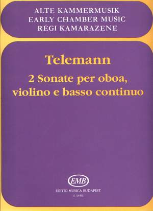 Telemann, Georg Philipp: 2 sonate