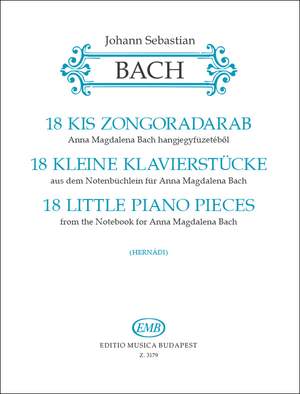 Bach, Johann Sebastian: 18 Small Piano Pieces