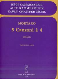 Mortaro, Antonio: 5 canzoni a 4