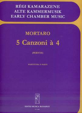 Mortaro, Antonio: 5 canzoni a 4