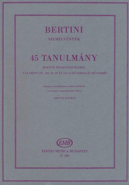 Bertini, Henri: 45 Studies