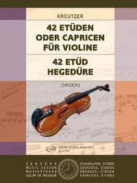 Kreutzer, Rodolphe: 42 Etudes or Caprices (violin solo)