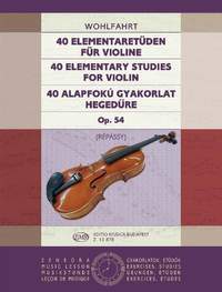 Wohlfahrt, F.: 40 Elementary Studies