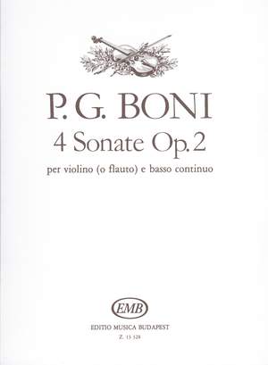 Boni: 4 Sonate per violino e basso continuo from Op. 2