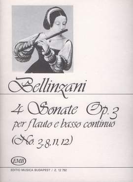 Bellinzani, Paolo Benedetto: 4 Sonate per flauto e basso continuo