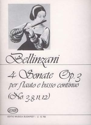 Bellinzani, Paolo Benedetto: 4 Sonate per flauto e basso continuo