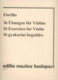 Fiorillo, Federigo: 36 Exercises