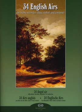 Bali, Janos: 34 English Airs (recorder and piano)