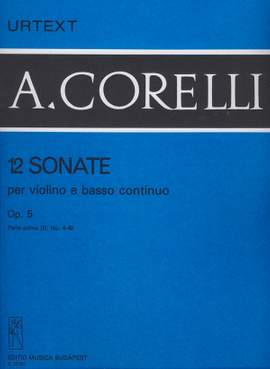 Corelli, Arcangelo: 12 sonatas for violin & bass continuo Vo