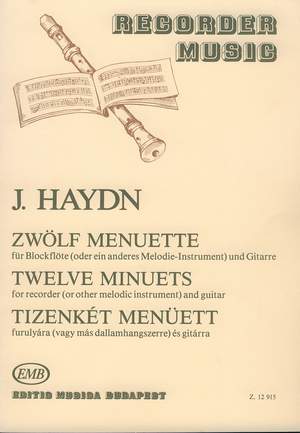 Haydn, Franz Joseph: 12 Minuets