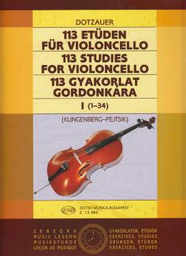 Dotzauer, Justus Johann Friedr: 113 Studies Vol.1
