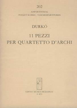 Durko, Zsolt: 11 pezzi