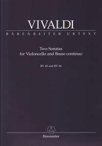 Vivaldi: Two Sonatas for Violoncello and Basso continuo