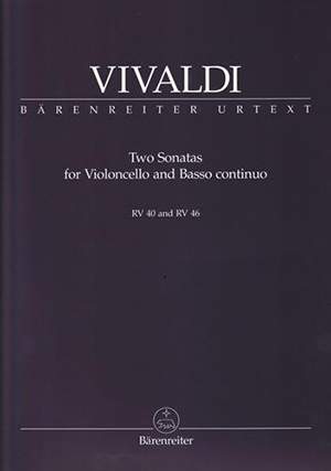 Vivaldi: Two Sonatas for Violoncello and Basso continuo
