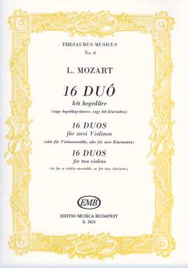 Mozart, Leopold: 16 Duos